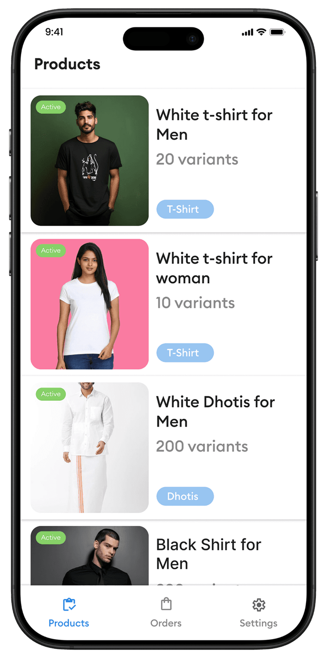mobile app